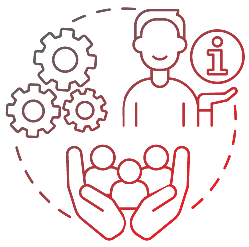 digital marketing customer service illustration